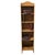 Wood Arts and Crafts Slim Golden Oak Bookcase, 1900 For Sale - Image 7 of 7