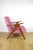 Vintage armchair B-310 VAR in pink Jade structural fabric from the 1970s. 2 pieces available. Classic Var B-310 armchair,...