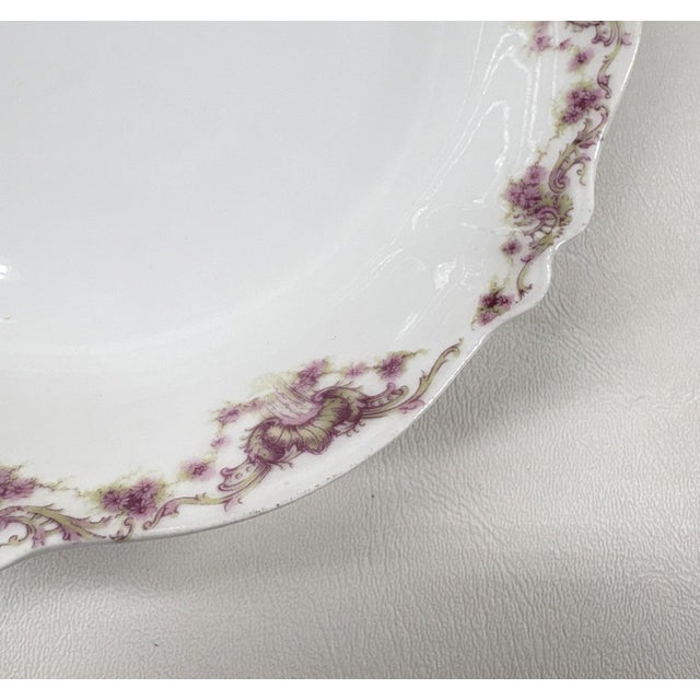 1900 - 1909 Antique Theodore Haviland Limoges 7-Pc Set – Schleiger 1047 for J. Seth Hopkins For Sale - Image 5 of 10