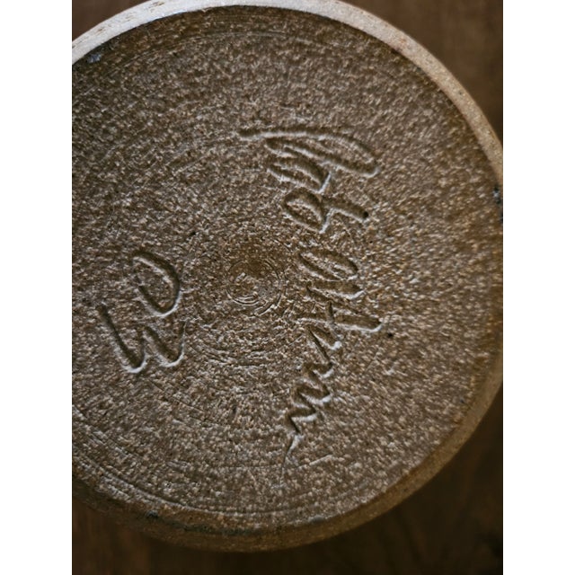 Early 21st Century Studio Pottery Canister Planter For Sale - Image 10 of 10