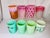 Glass Rare Antique Circa 1930s Art Glass Tumblers Set of 8 For Sale - Image 7 of 11