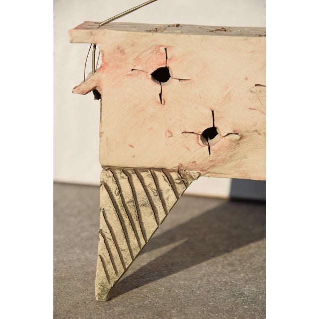 Urmas Puhkan, Abstract Object (Musical Instrument), 2000, Ceramic & Metal For Sale - Image 9 of 17