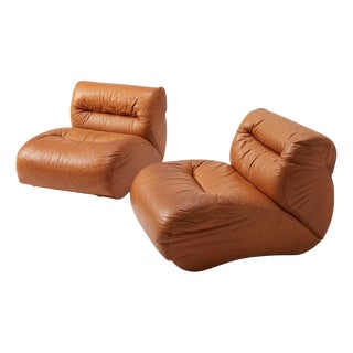 Space Age Armchairs, Italy, 1970s, Set of 2 For Sale