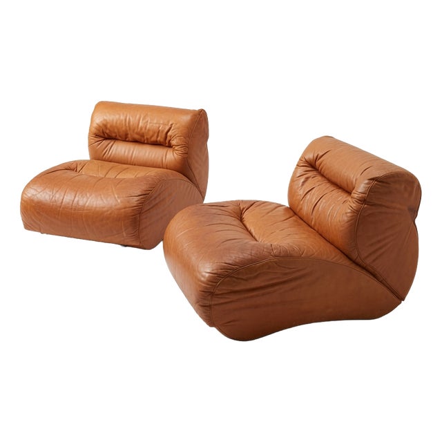 Space Age Armchairs, Italy, 1970s, Set of 2 For Sale
