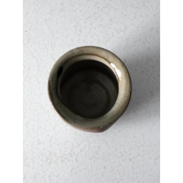 Ceramic Vintage Studio Pottery Vase For Sale - Image 7 of 11