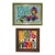 Framed Vintage 'Love' & 'Bless This Home' Needlepoints, a Pair For Sale