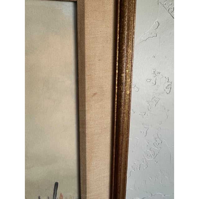 Antique Watercolor Seascape by Maybelle Bayley Copp; Signed Late 1800s Painting For Sale - Image 9 of 12