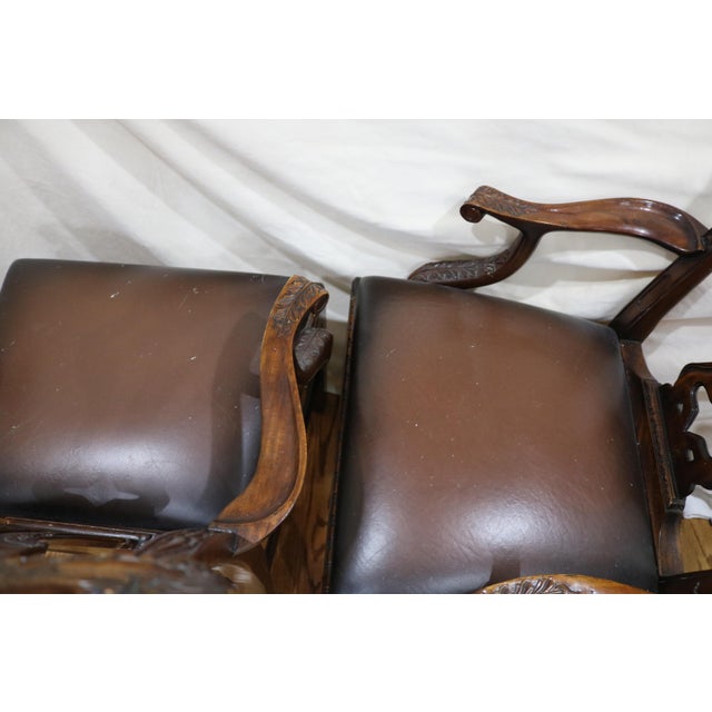 Vintage Theodore Alexander Chippendale Rococo Styled Urn Splat Arm ...