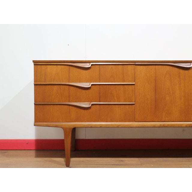 Mid Century Modern Vintage Teak British Credenza Sideboard For Sale - Image 9 of 14