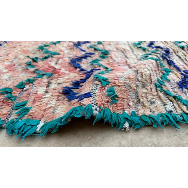 Tribal 1980s Handknotted Moroccan Rug - 3'9" X 7'10" Ft For Sale - Image 3 of 10