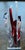 Vintage David Muniz 23" Ruby Red & Clear Lucite Art Sculpture 1996, Signed. Rare For Sale - Image 9 of 14