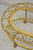 Mid 20th Century Italian Hollywood Regency Gold Gilt Iron Oval 2 Tier Rope Tassel Coffee Table For Sale In Philadelphia - Image 6 of 10