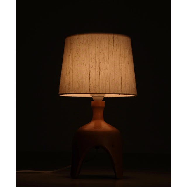 Rare table lamp by Bo Fjaestad, Sweden, 1951. Original condition. Up to 250V (Europe/UK Standard).The wiring of this item...
