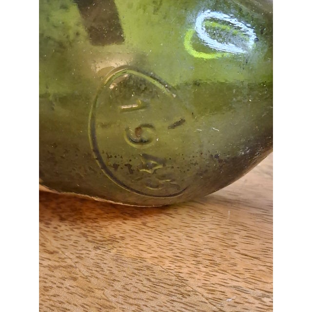 Glass Vintage Empty 1945 Château Lafite-Rothschild Wine Bottle - 1976 Heublein Auction Provenance For Sale - Image 7 of 18