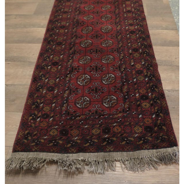 1930s Vintage Wool Runner Rug, 1930s For Sale - Image 5 of 7