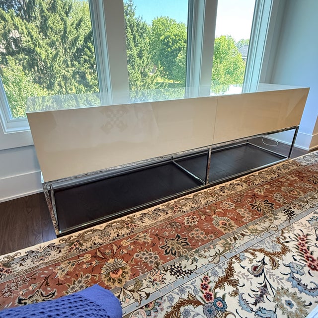Bolier & Co Lacquered Credenza The Domicile Credenza by Bolier & Co. is a sleek long piece that makes a quiet impact. It...