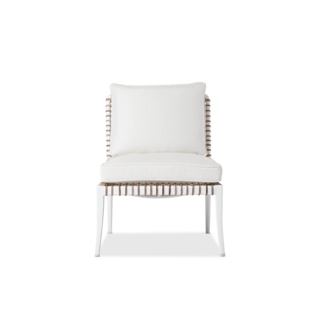Not Yet Made - Made To Order Delta Beta Armless Chair in White For Sale - Image 5 of 5