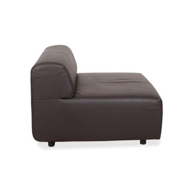 Freistil 185 Leather Armchair Brown by Rolf Benz For Sale - Image 12 of 16