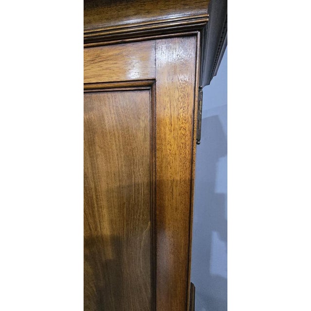 Small Mahogany Linen Press, 1900s For Sale - Image 17 of 18