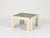 Gold White Square Coffee Table with Smoked Glass by Carlo Scarpa for Afra & Tobia Scarpa, Italy, 1960s For Sale - Image 8 of 12