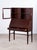 Vintage Mahogany Secretaire with Display Cabinet by Kai Winding for P. Jeppesen, 1950s For Sale - Image 3 of 15