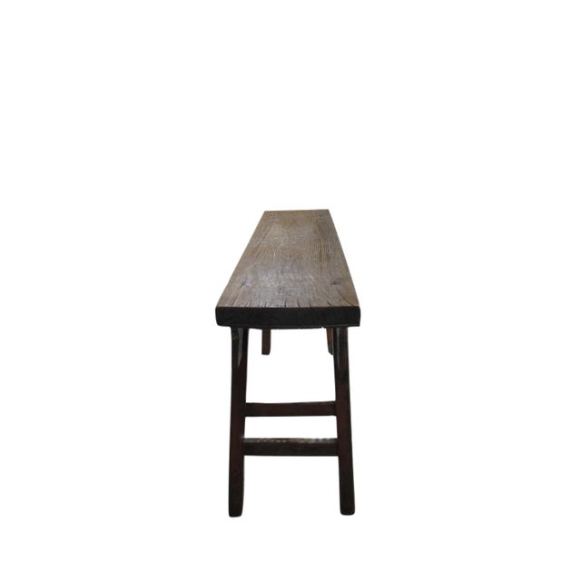 Hebei 8 Ft Long Antique Countryside Console Table For Sale - Image 9 of 12
