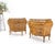 Amber Pair of Italian Olive Burl Wood Patched Veneer Bombay Small Dresser Stands Table For Sale - Image 8 of 15