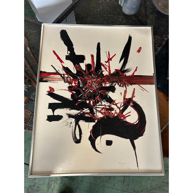 Georges Mathieu, Tableau, 1970s, Canvas For Sale - Image 3 of 5