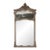 19th Century Country French Louis XV Stripped Oak Trumeau Mirror For Sale