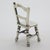 Metal Sterling Silver 925 Kitchen Chair Dollhouse Miniature For Sale - Image 7 of 12