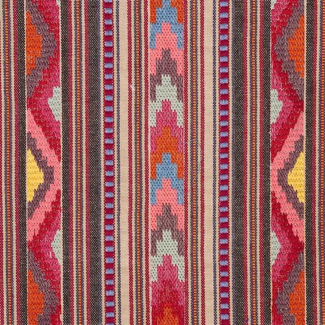 There is no shortage of ways to use this stylish embroidered stripe. Whether on a sofa or a roman shade, you will find the...