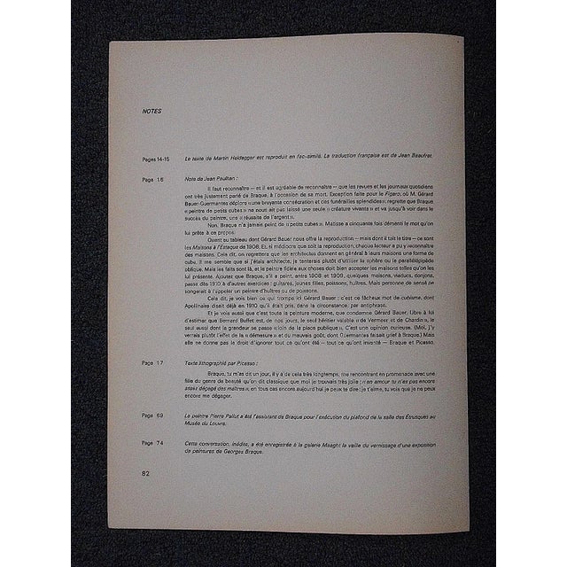 1964 Vintage Braque Lithograph for Derriere Le Miroir For Sale In Cincinnati - Image 6 of 6