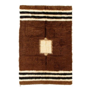 Pasargad DC Antique Mohair Wool Navajo Design Rug For Sale