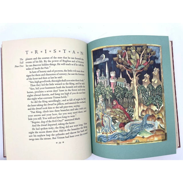 The Romance of Tristan and Iseult Joseph Bedier Heritage Press 1960 Illustrated For Sale - Image 9 of 10