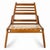 Wooden armchair by the East German furniture manufacturer VEB möbelwerk Naumburg. The low, relaxing armchair has a solid...