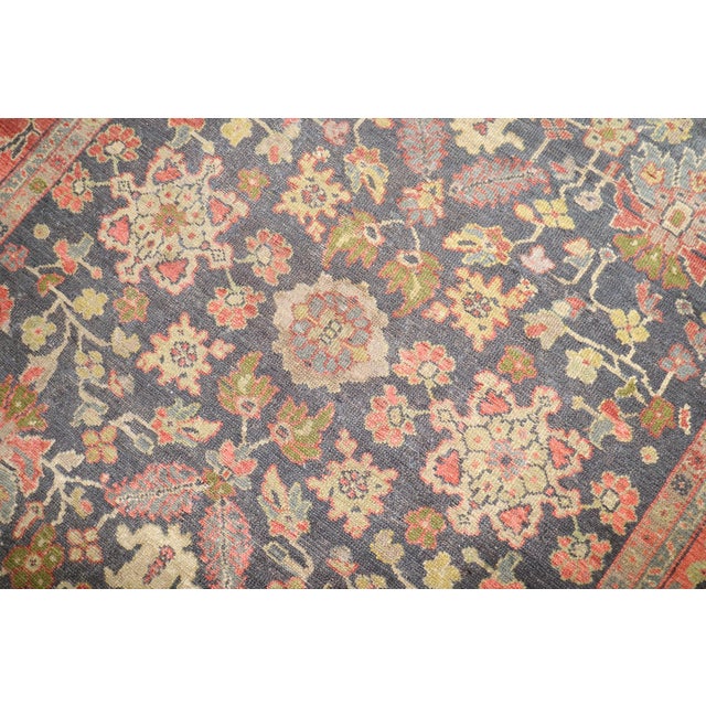 19th Century Antique Mahal Sultanabad Rug no. j5252 For Sale - Image 9 of 9
