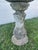 Neoclassical Antique English Estate Style Scalloped Cast Stone Birdbath - 2 Piece - Asheville Nc Estate Rescue For Sale - Image 3 of 8