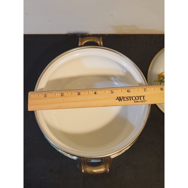 Mid 20th Century Asta German Enamel Covered Serving Bowl For Sale - Image 17 of 18