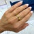 Gold Men’s Christian Dior Gem Collection 18k Yellow Gold Band Ring, Size 10 For Sale - Image 8 of 8