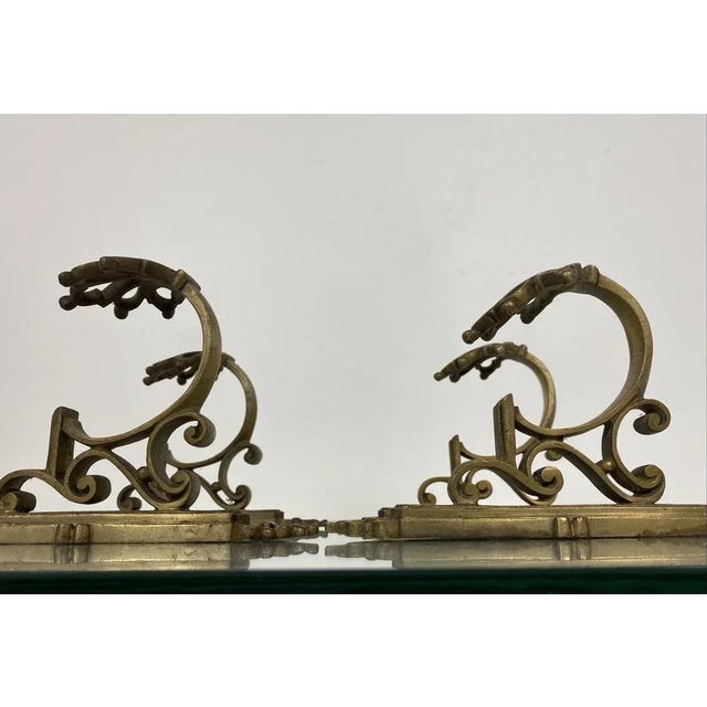 Antique French Bronze Coat Hooks, 1900s, Set of 4 For Sale - Image 13 of 16