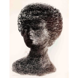 Nanda - Original Lithograph by Emilio Greco - 1955 1955 For Sale