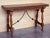 20th Century Spanish Console Fold Out Farm Table with Wood Stretcher For Sale - Image 18 of 18