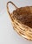 Vintage Round Wicker Basket With Handles For Sale - Image 11 of 18