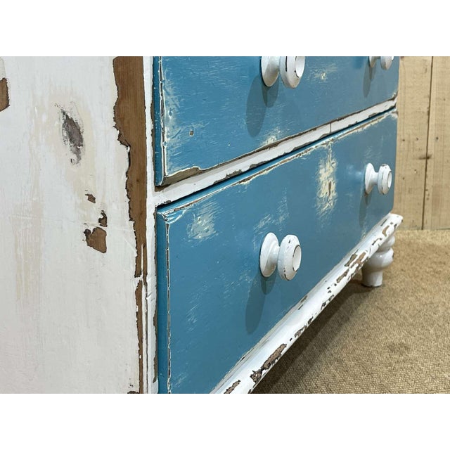 Victorian Dresser in Painted Fir For Sale - Image 5 of 16