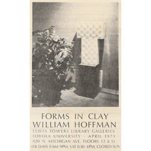 White 1973 "Three Crates" Ceramic Sculpture by William A. Hoffman For Sale - Image 8 of 9