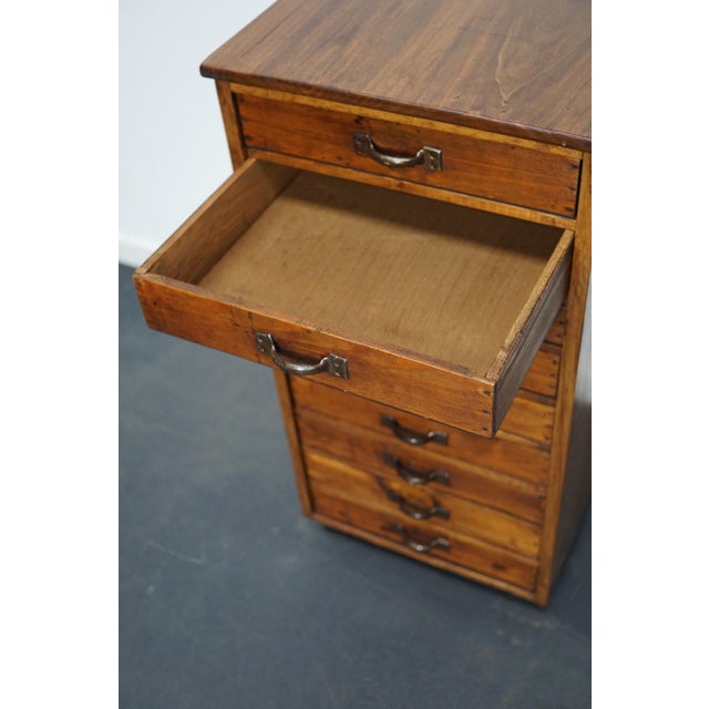 Vintage French Pine Apothecary Cabinet, 1930s For Sale - Image 12 of 14