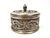 Mid-Century Modern Vintage Silver Plate Brass Jewelry Box, 1950s For Sale - Image 3 of 7
