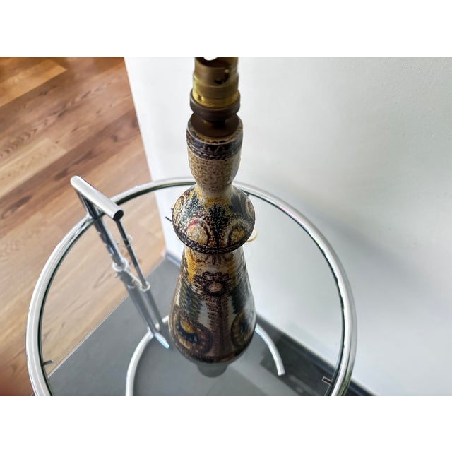 1970s Large Stoneware Lamp by Jean Claude Courjault for Kéraluc, France, 1970s For Sale - Image 5 of 8