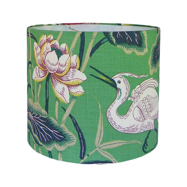 New, Made to Order, Schumacher Lotus Garden Jade Floral ...