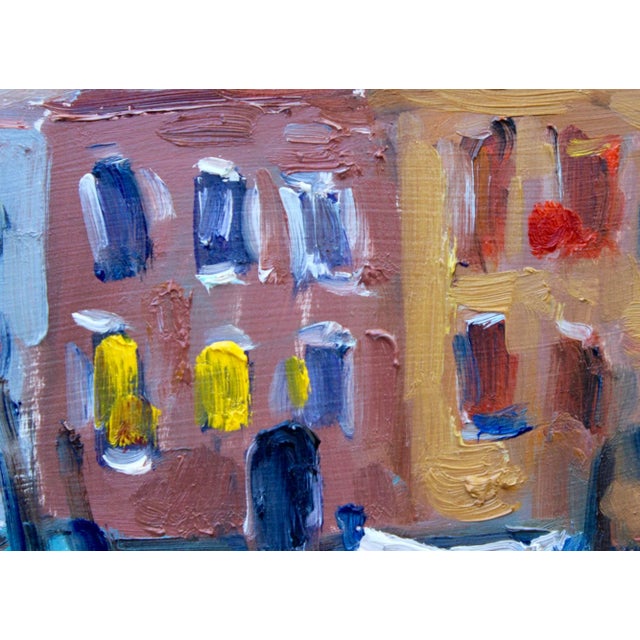 Modern Abstract Landscape Seascape - Venice Oil Painting For Sale - Image 4 of 8